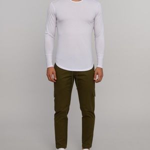 ESNTLS sage cargo pants in XS